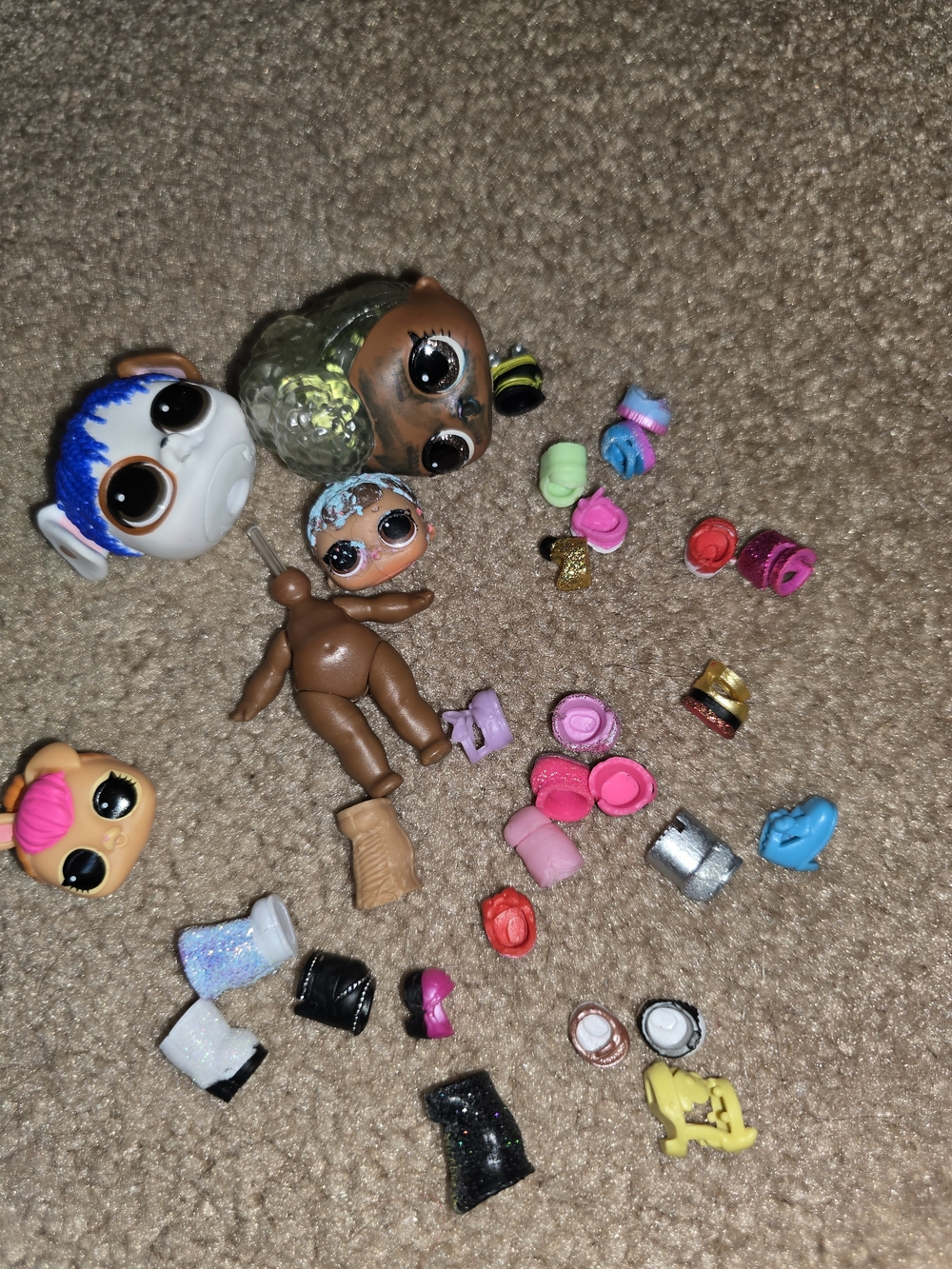 LOL SURPRISE Heads Bodies Spare Parts And Non Matching Shoes